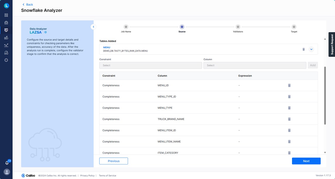 Calibo data transformation
