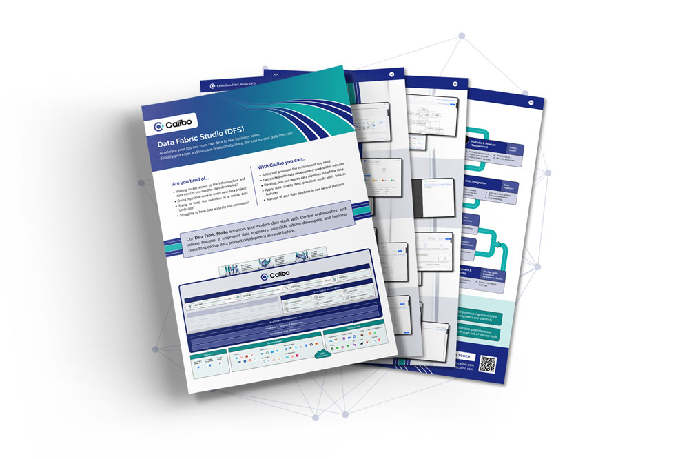 Calibo Data Fabric Studio factsheet miniature