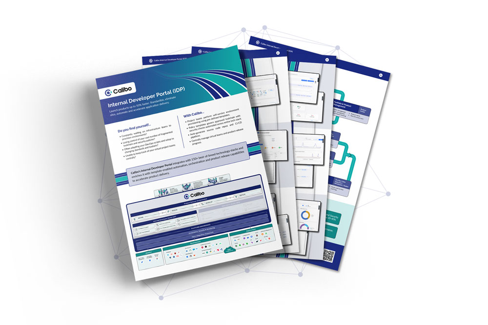 Calibo Internal Developer Portal factsheets miniature