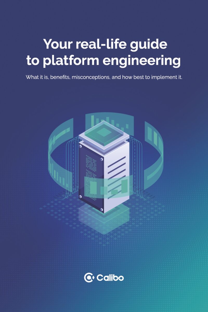 Your real life guide to platform engineering Calibo ebook